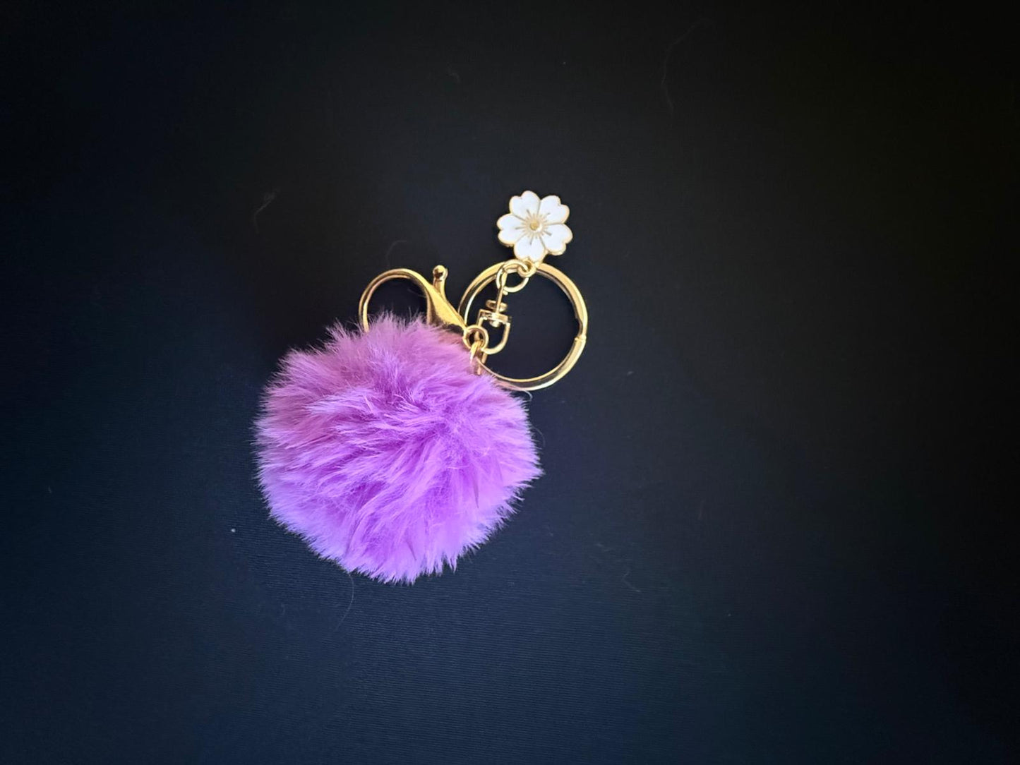 Porte-clés pompom