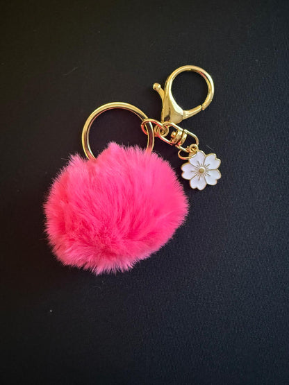Porte-clés pompom